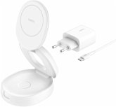 Belkin Boost Charge verstellbare mag.2-in-1 Ld.Qi2 ws. WIZ035kqWH
