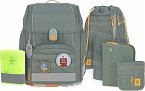 Schulranzen-Set UNIQUE (30x25x41) 9-teilig in green