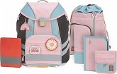 Schulranzen-Set 9tlg 30x25x40cm rosa