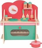 Spielzeugherd SMALL COOKER 10-teilig aus Holz