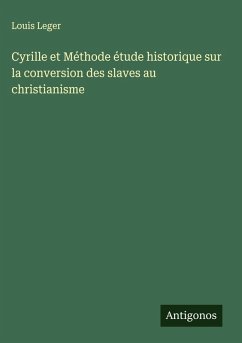 Cover Cyrille et Méthode étude historique sur la conversion des slaves au christianisme