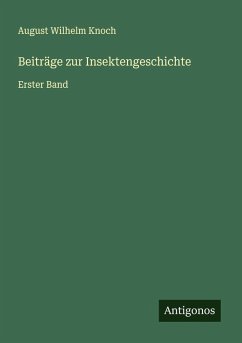 Cover Beiträge zur Insektengeschichte