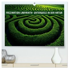 Cover Faszination LABYRINTH - unterwegs in der Natur (hochwertiger Premium Wandkalender 2026 DIN A2 quer), Kunstdruck in Hochglanz