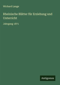 Cover Rheinische Blätter für Erziehung und Unterricht