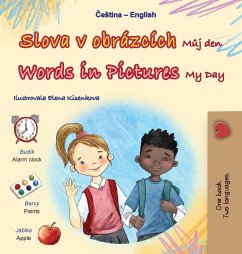 Words in Pictures - My Day (Czech English Bilingual Children's Book) Cover Words in Pictures - My Day (Czech English Bilingual Children's Book)