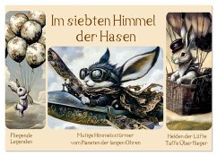 Im siebten Himmel der Hasen (Wandkalender 2026 DIN A2 quer), CALVENDO Monatskalender
