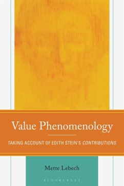 Value Phenomenology - Lebech, Mette