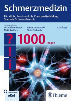 Cover Schmerzmedizin - 1000 Fragen