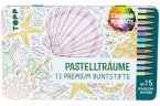 Colorful Moments Designdose mit Buntstiften - Pastellträume   (Restauflage)