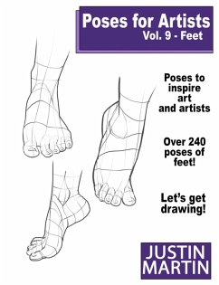 Cover Poses for Artists Vol 9 - Feet (Pose Reference Book Series, #9) (eBook, ePUB)