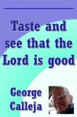 Taste and See That the Lord Is Good (eBook, ePUB)
