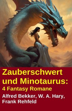 Cover Zauberschwert und Minotaurus: 4 Fantasy Romane (eBook, ePUB)