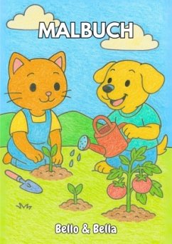 Cover Malbuch - Bello & Bella