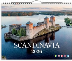 Cover Burde Wandkalender Scandinavia 2026