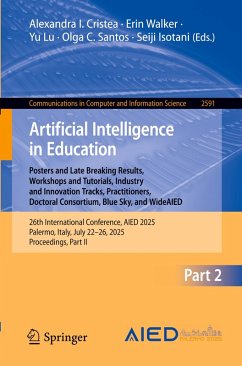 Cover Artificial Intelligence in Education. Posters and Late Breaking Results, Workshops and Tutorials, Industry and Innovation Tracks, Practitioners, Doctoral Consortium and Blue Sky