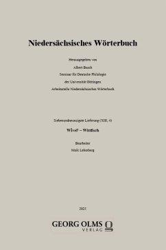 Cover Niedersächsisches Wörterbuch