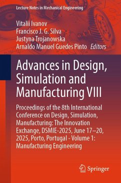 Cover Advances in Design, Simulation and Manufacturing VIII (eBook, PDF)
