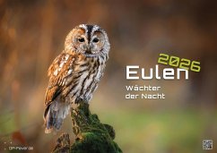 Cover Eulen - Wächter der Nacht - 2026 - Kalender DIN A2