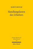 Handlungslasten des Urhebers