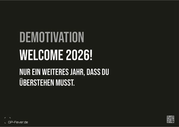 DEMOTIVATION 2026 - dein demotivierender Begleiter - Kalender DIN A3