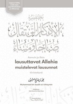 Cover Aamuin ja illoin lausuttavat Allahia muistelevat lausunnot tiivistettynä