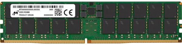 Micron DDR5 RDIMM 64GB 2Rx4 5600 CL46 (16Gbit) Single Pack Micron DDR5 RDIMM 64GB 2Rx4 5600 CL46 (16Gbit) Single Pack