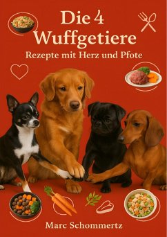 Cover Die 4 Wuffgetiere - Rezepte mit Herz und Pfote (eBook, ePUB)
