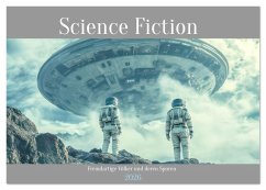 Science Fiction - Fremdartige Völker und deren Spuren (Tischkalender 2026 DIN A5 quer), CALVENDO Monatskalender
