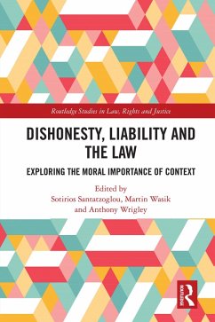 Cover Dishonesty, Liability and the Law (eBook, PDF)