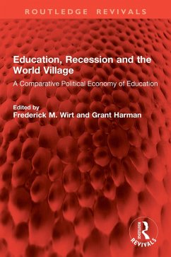 Cover Education, Recession and the World Village (eBook, PDF)