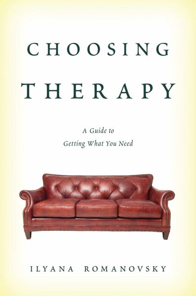 Choosing Therapy (eBook, PDF) Choosing Therapy (eBook, PDF)