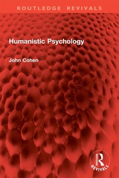 Cover Humanistic Psychology (eBook, PDF)
