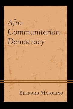 Afro-Communitarian Democracy (eBook, PDF) Cover Afro-Communitarian Democracy (eBook, PDF)