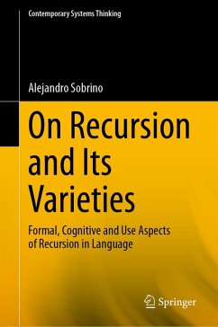 On Recursion and Its Varieties (eBook, PDF) - Sobrino, Alejandro