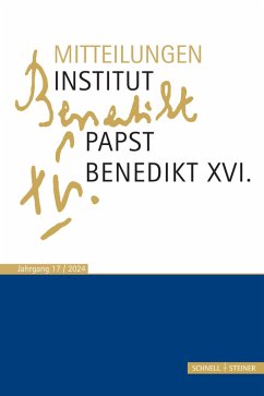 Cover Mitteilungen Institut Papst Benedikt XVI.