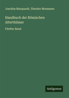 Cover Handbuch der Römischen Alterthümer