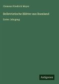 Belletristische Blätter aus Russland