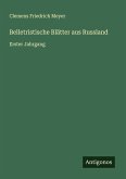 Belletristische Blätter aus Russland Belletristische Blätter aus Russland