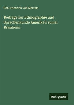 Cover Beiträge zur Ethnographie und Sprachenkunde Amerika's zumal Brasiliens