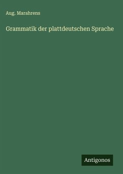 Cover Grammatik der plattdeutschen Sprache
