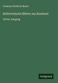 Belletristische Blätter aus Russland