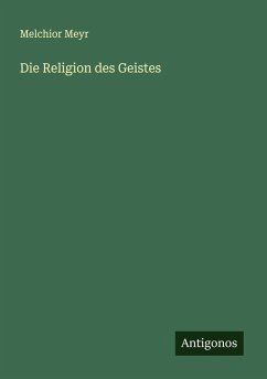 Cover Die Religion des Geistes