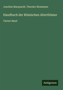 Cover Handbuch der Römischen Alterthümer