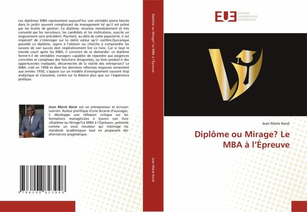 Diplôme ou Mirage? Le MBA à l'Épreuve Diplôme ou Mirage? Le MBA à l'Épreuve