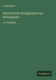 Zeitschrift für Stenographie und Orthographie