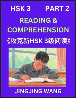 Cover Chinese HSK Level 3 Reading and Comprehension (Part 2)- Mock Test Series for HSK Level 3, A Guide to Self-learn and Pass Mandarin Chinese Test