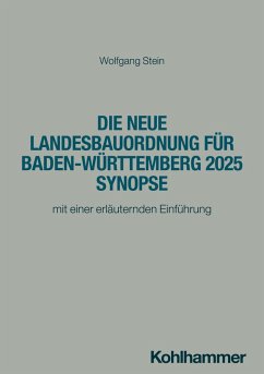 Cover Die neue Landesbauordnung für Baden-Württemberg 2025 Synopse (eBook, PDF)