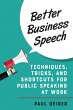 Better Business Speech (eBook, PDF) - Bild 1
