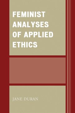 Cover Feminist Analyses of Applied Ethics (eBook, PDF)