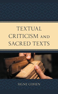 Cover Textual Criticism and Sacred Texts (eBook, PDF)